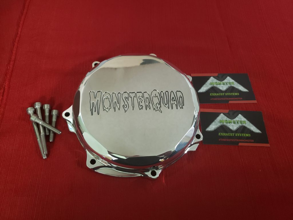 Yamaha YFZ 450 Clutch Cover Billet Polished Monster Quad ATV Products