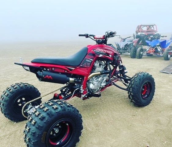 ATV ready for a sand dune ride