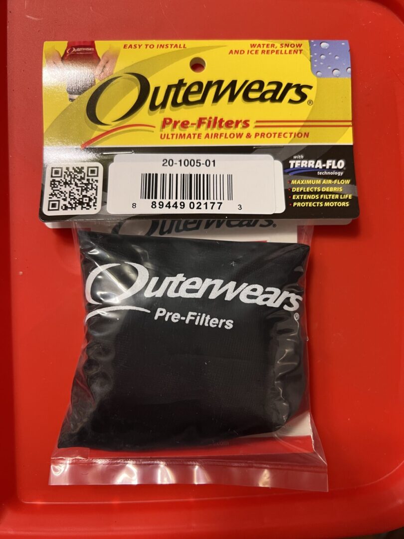 Outerwears pre-filters